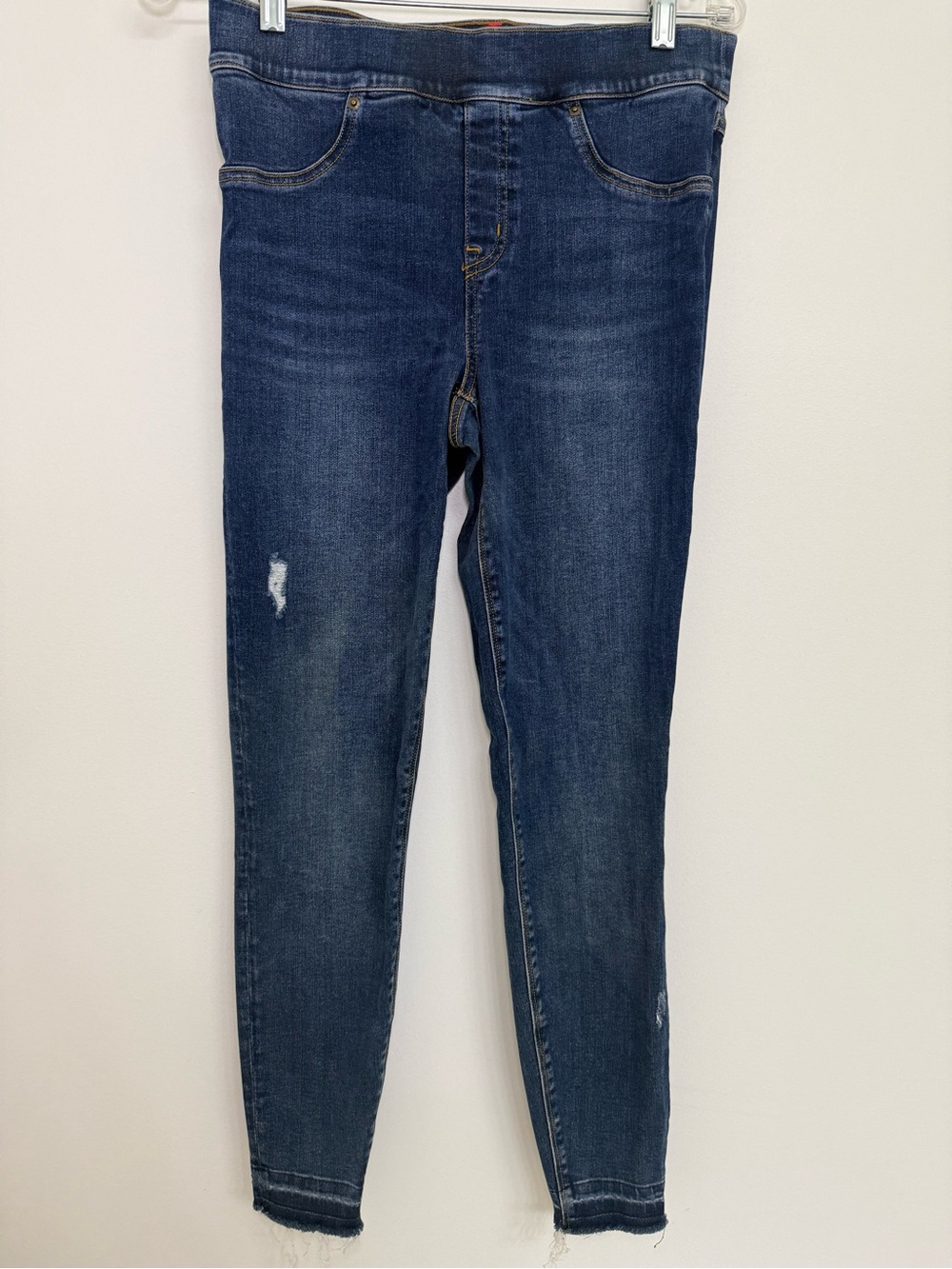 SPANX Dark Denim Stretch Skinny Jeans Size Medium